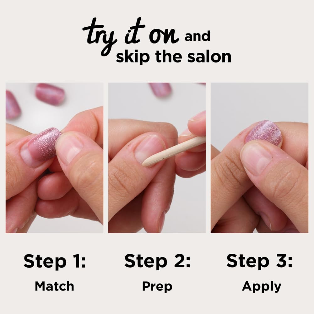 Sally Hansen Instant Cuticle Remover and Amaze-Mint Press On Nails Kit with Nail Glue and Adhesive Tabs