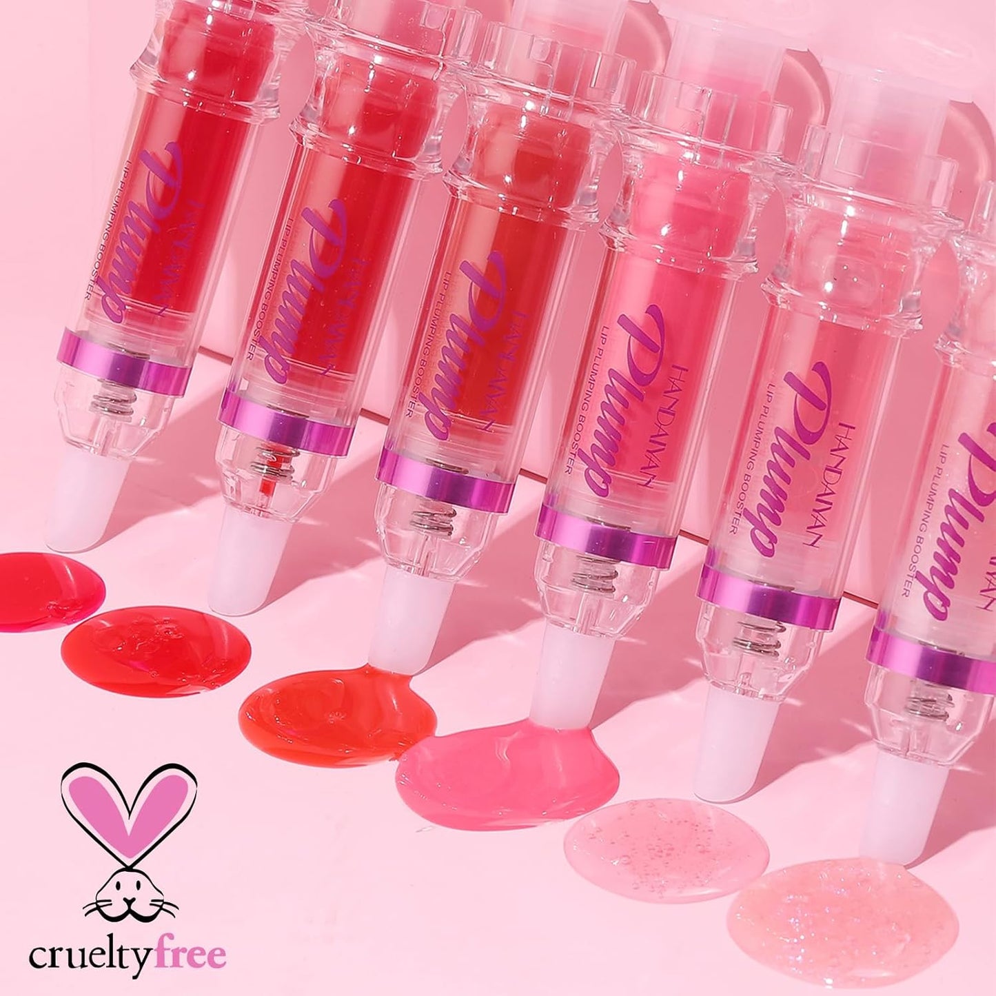 Erinde Plumper Gloss, Natural Spicy Plumping Booster Oil, Ultra-Hydrating & Nourishing Lip Enhancer, Glossy Finish Fuller Gloss for Women Girls, 06#