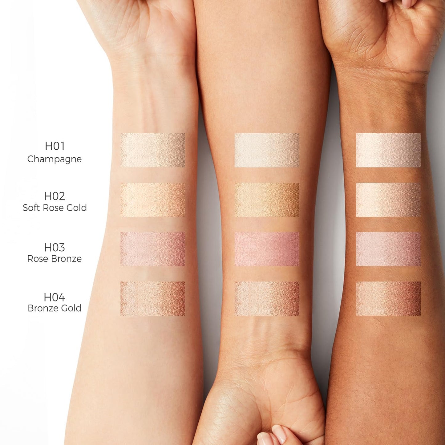Dewy Highlighter Makeup, Highlighter Makeup Stick for Face and Body, Radiant & Shimmer Glow, Buildable Color for All Day | Vegan & Cruelty-Free | Bronze Caramel Glod 15g/0.53fl.Oz