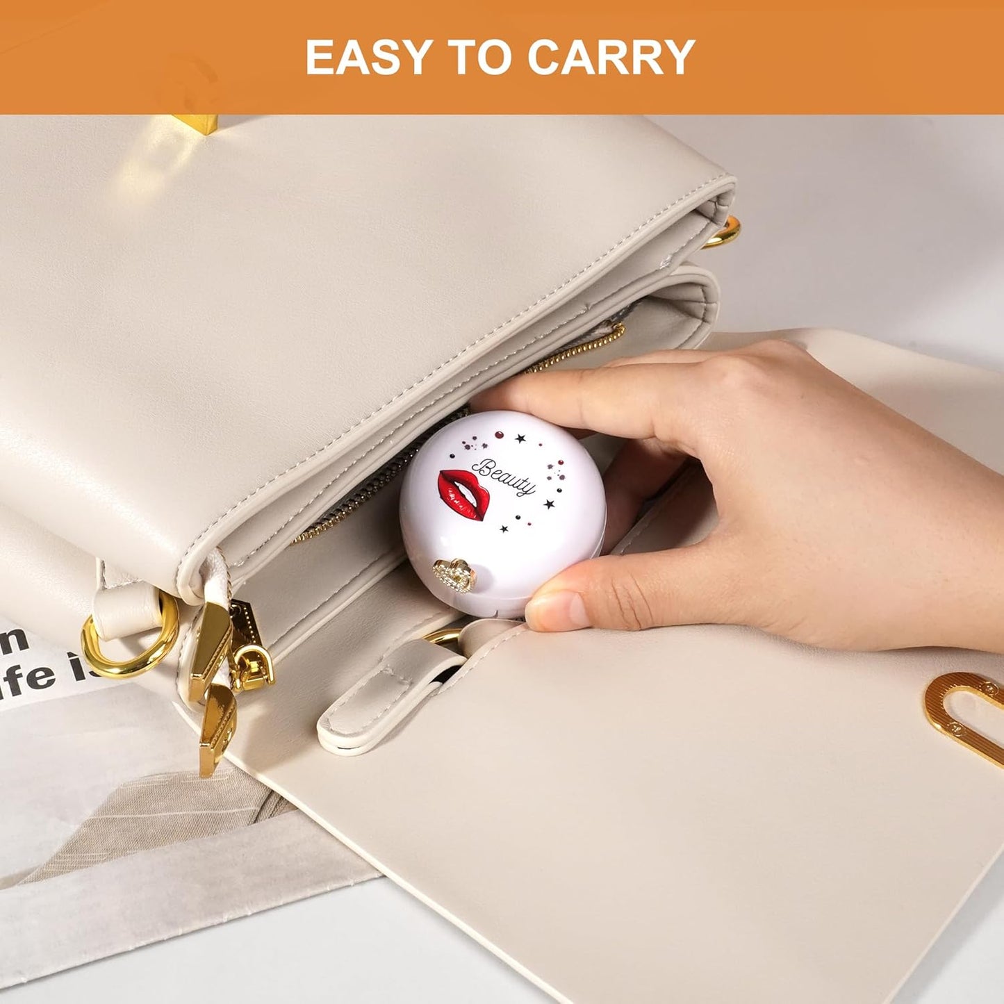 2 Pack Lip Balm Containers,Plastic Portable Empty Lip Balm Container with Mirror and Silicone Lip,Empty Lipstick Dispenser Box for Travel,Home