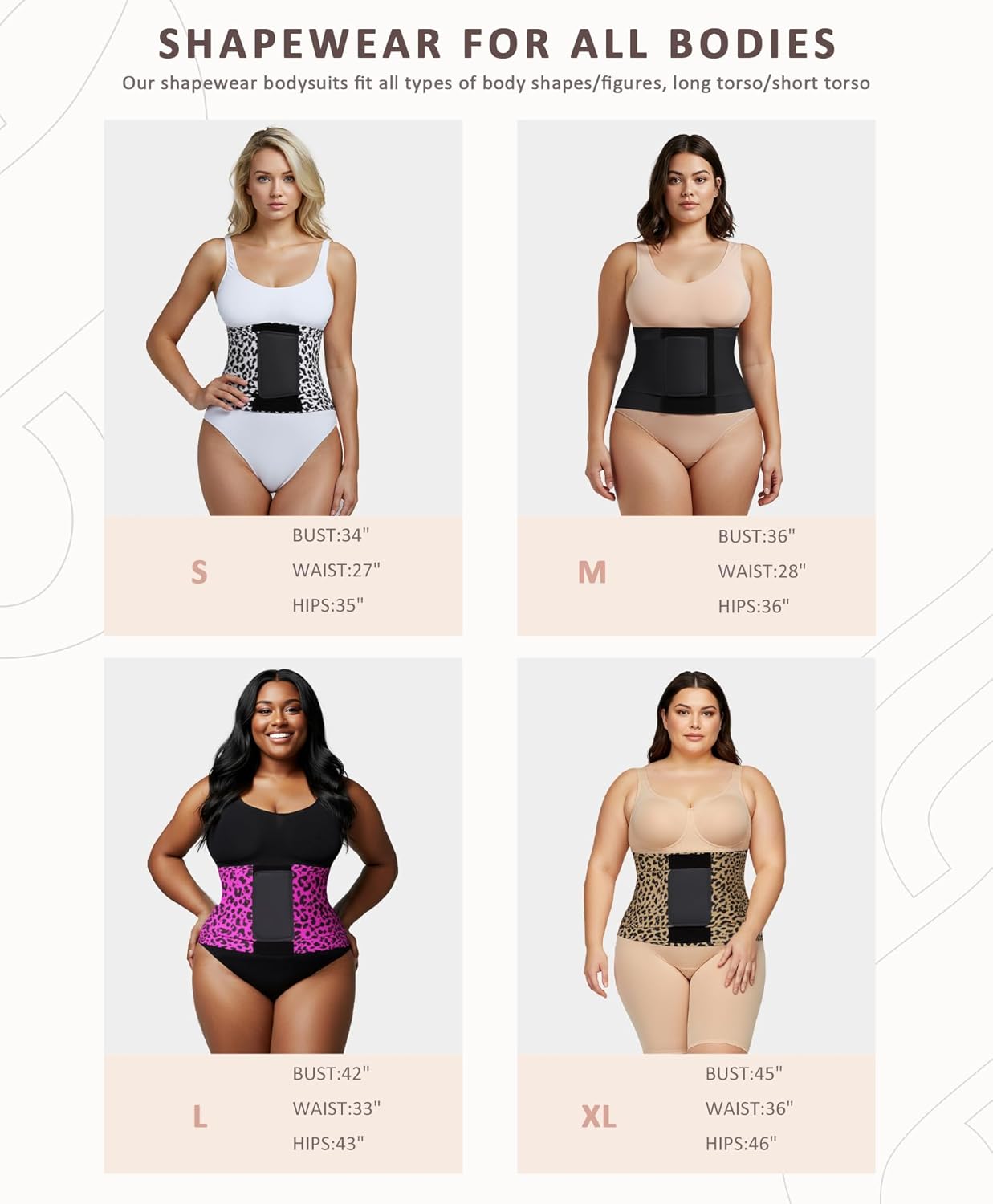 FeelinGirl Waist Trainer Belt Waist Cincher Trimmer Ab Belt Tummy Control Body Shaper with Triple Wrap Women and Men