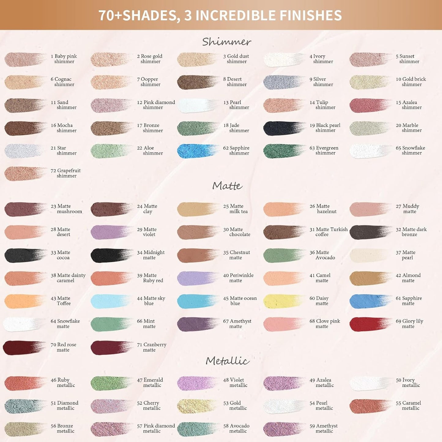 Cream Waterproof Hypoallergenic Eyeshadow Stick, long wear Metallic Glitter Matte Eye Shadow Pencil With Makeup Brush, Eye Brightener, 53 Gold Metallic