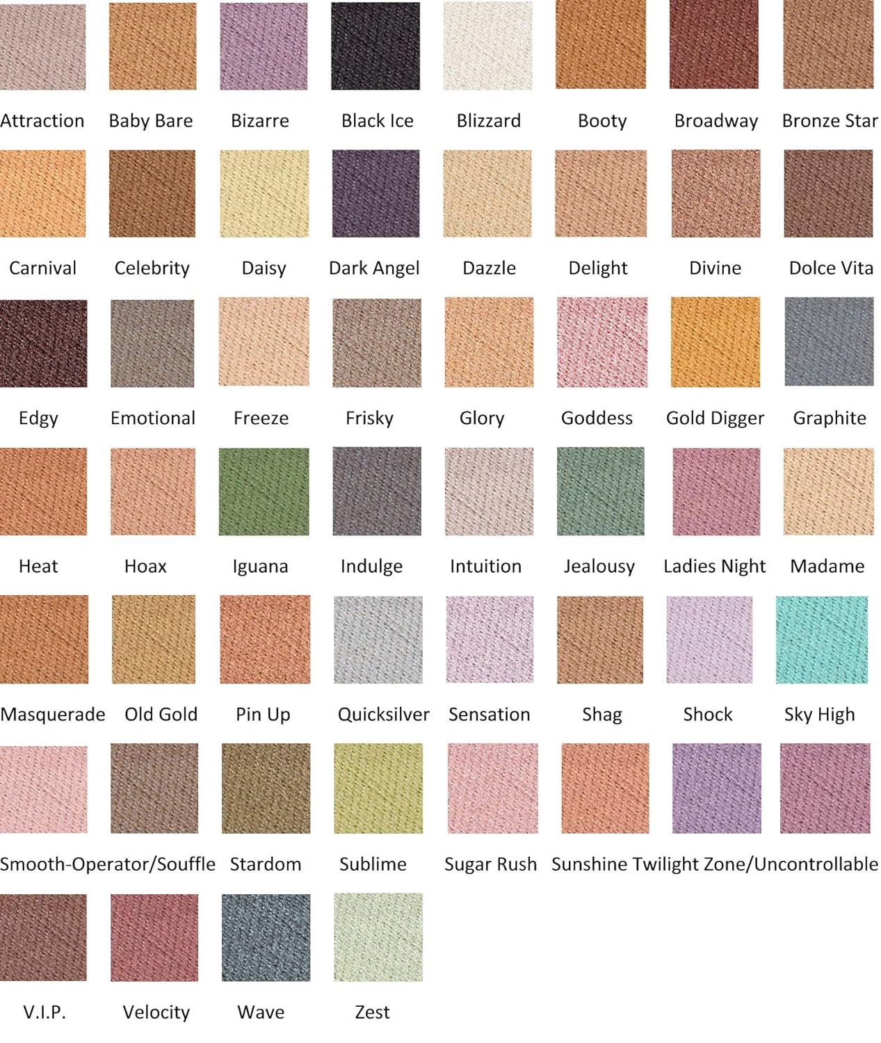 Jolie Frost Eye Shadow - Mid Size 3 g (Bronze Star)