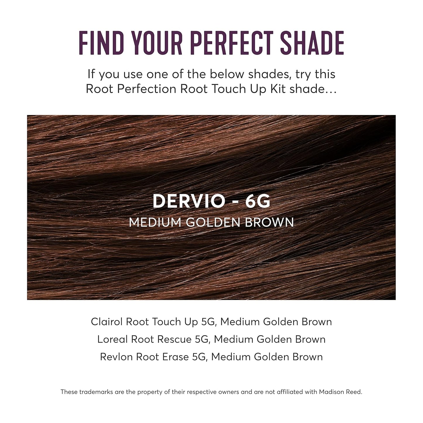 Madison Reed Root Perfection Permanent Root Touch Up, Medium Golden Brown 6G Dervio, 10 Minutes for 100% Gray Root Coverage, Ammonia-Free Hair Dye, Two Applications