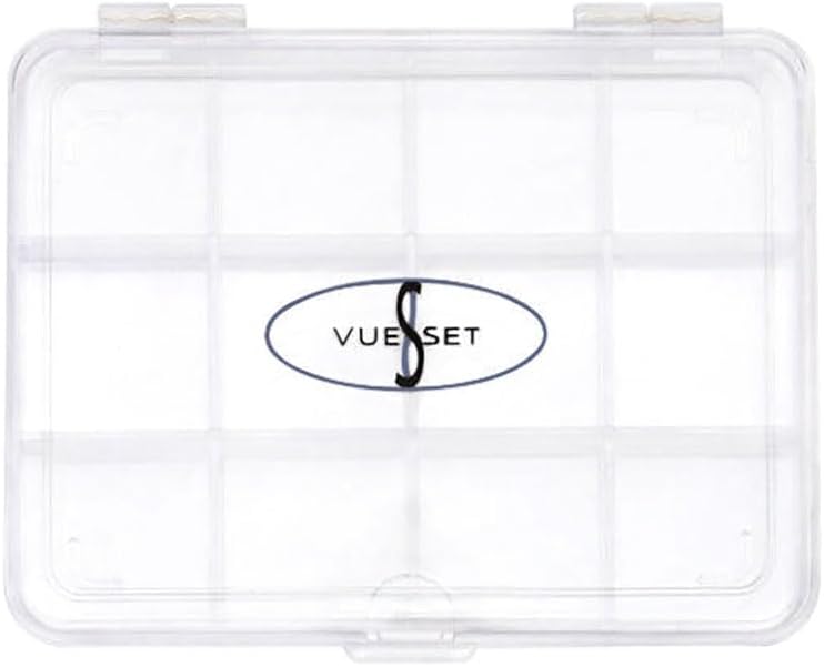 Viking Jack, Empty Makeup Palette Case made for Depotting Makeup/Creams into a Transparent Container, 12 Sections