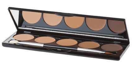 Jolie Ultra Blendable 5 Shade Cream Contouring & Highlighting Palette (Medium)