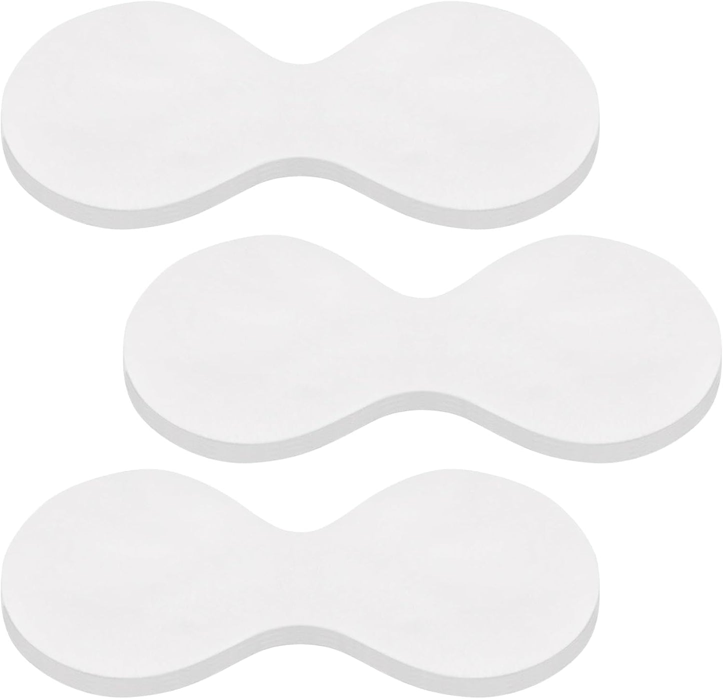 100PCS Disposable Eye Mask Paper Non Woven Eye Covers Cotton Eye Care Patches Pads Facial Skincare Spa Paper for Home Salon Beauty Tools