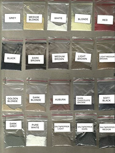 Finally Hair Building Fibers - Black Refill Pack of 50 Grams - Cover Grey Roots and Thinning Areas