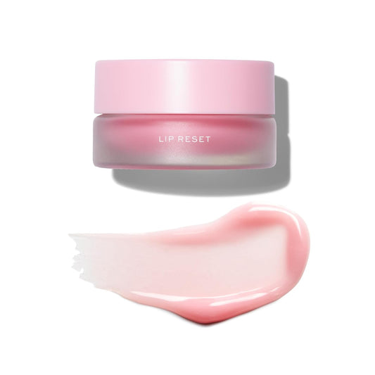 MAKE Beauty Lip Reset Overnight Lip Mask. Nourishing, Hydrating Lip Treatment for Dry, Flaky Lips. Plumps, Softens, and Smooths. Lunar Lemonade Flavor