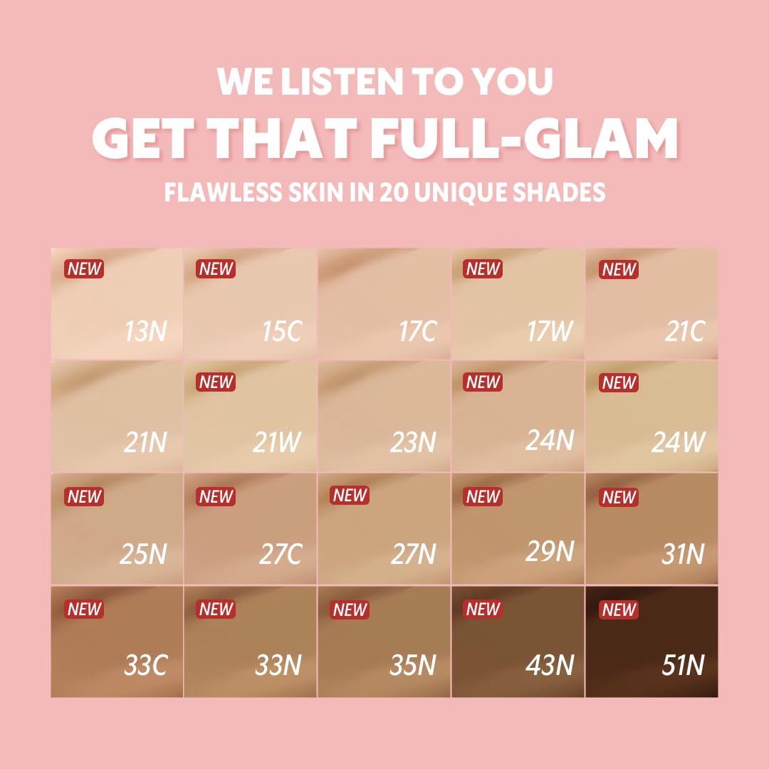 [*Mini Size*] TIRTIR All Cover Pink Cushion | Korean Cushion Foundation, (#27N Camel, 0.15 Fl Oz)