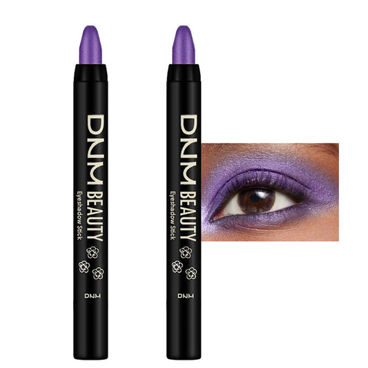 Kaely 2Pcs Cream Eyeshadow Sticks Set for Eyes Waterproof,Purple Shimmer Eye shadow Stick Pencil Pen Bulk sombras en crema para ojos 33+33