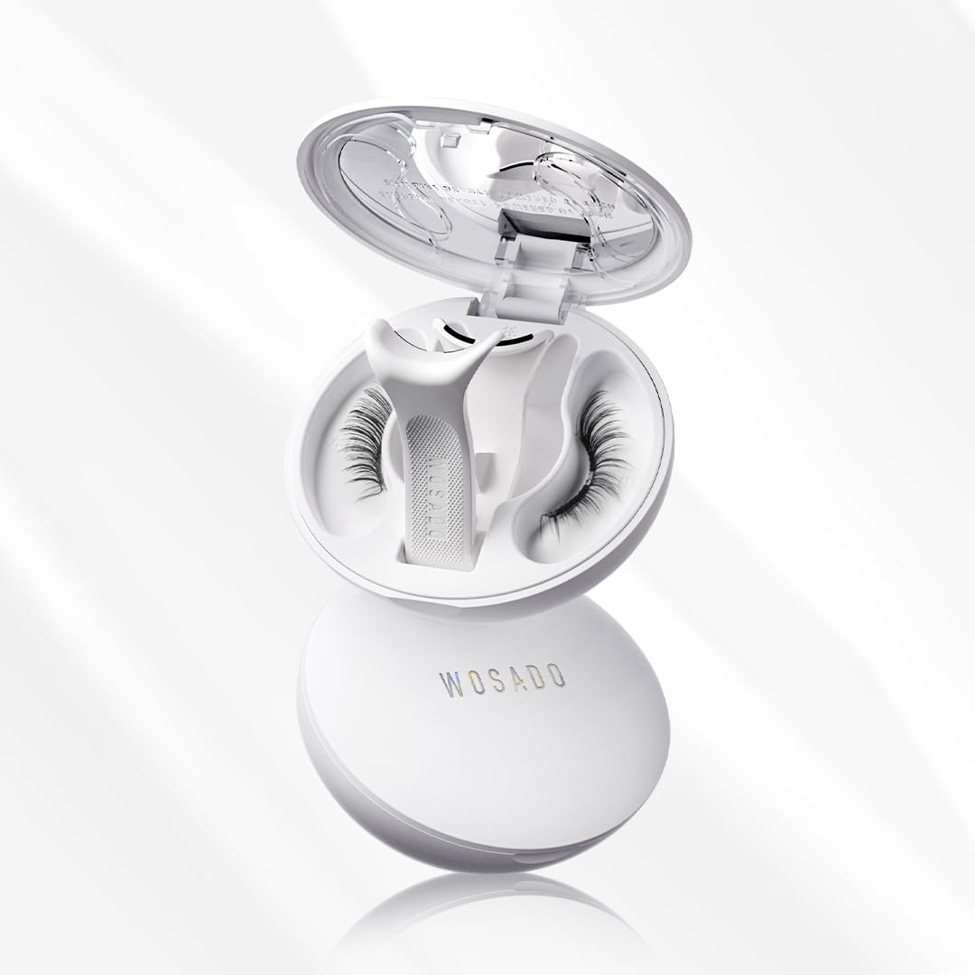 Soft Magnetic Eyelashes Kit with Applicator, [Daisy] 22mm Reusable Glue-free Wispy Magnetic Lashes, Cruelty-free False Lashes, Waterproof, Lightweight, Suit for Heavy Makeup