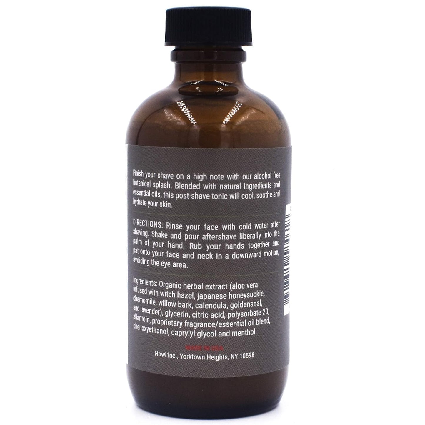 Taconic Shave Urban Woods Aftershave Splash – Invigorating Forest Scent – Alcohol-Free Men’s After Shave with Natural Botanicals – 4 oz USA Made