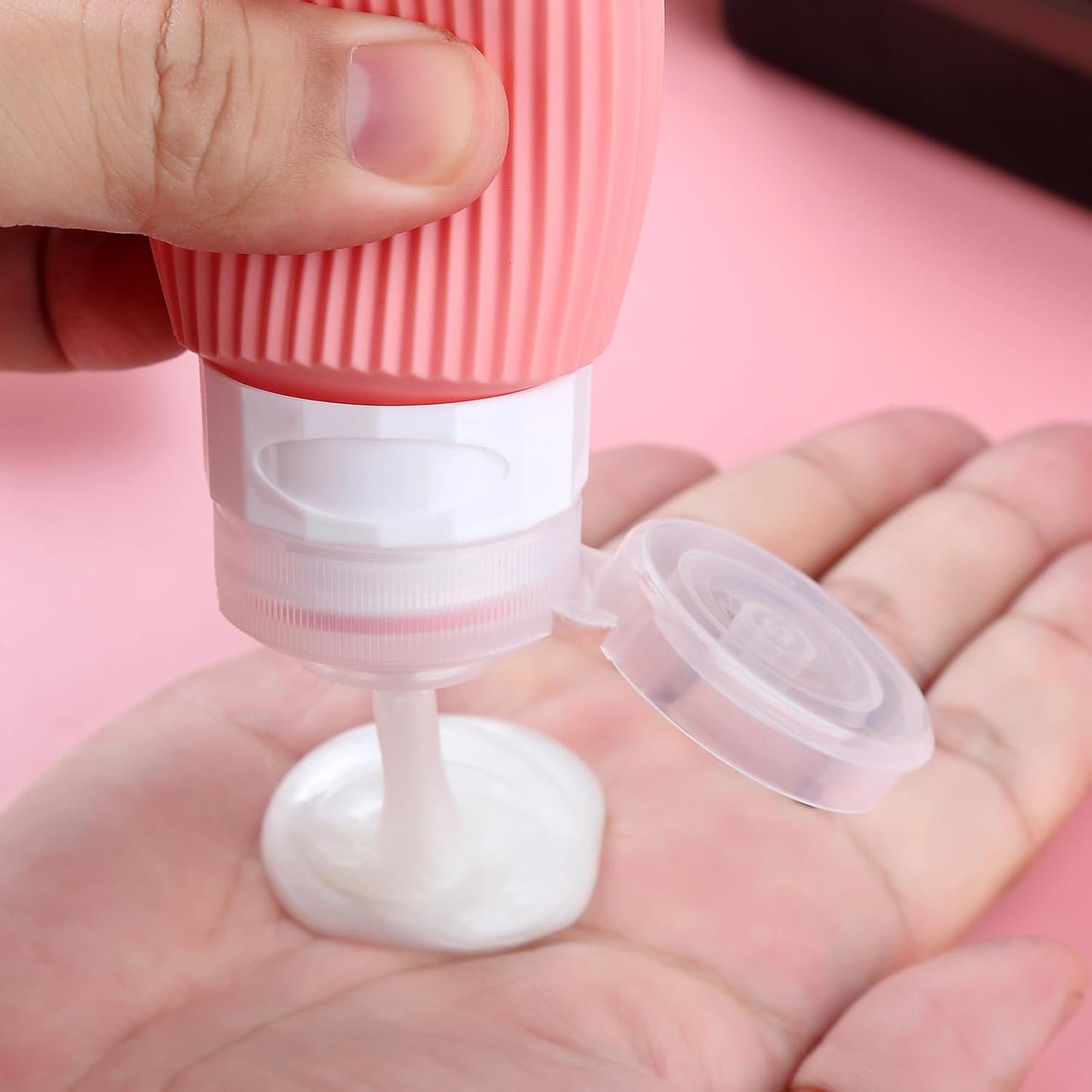 16 Pack Travel Bottles Set, TSA Approved Leak Proof Silicone Squeezable Containers for Toiletries, Refillable Travel Accessories for Conditioner, Shampoo, Lotion & Body Wash Accessories