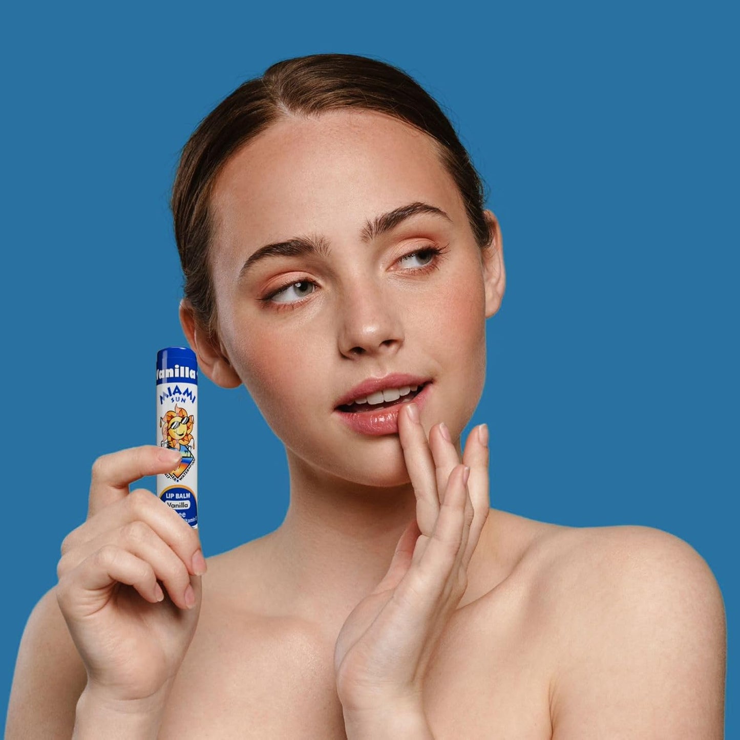 Miami Sun Natural Ghee Lip Balm, Hydrating Lip Treatment with Shea Butter & Beeswax, Organic & Non-Toxic, Best for Dry, Chapped Lips - Moisturizing, Healing, Chemical-Free Care (2 Pack Gift, Vanilla)