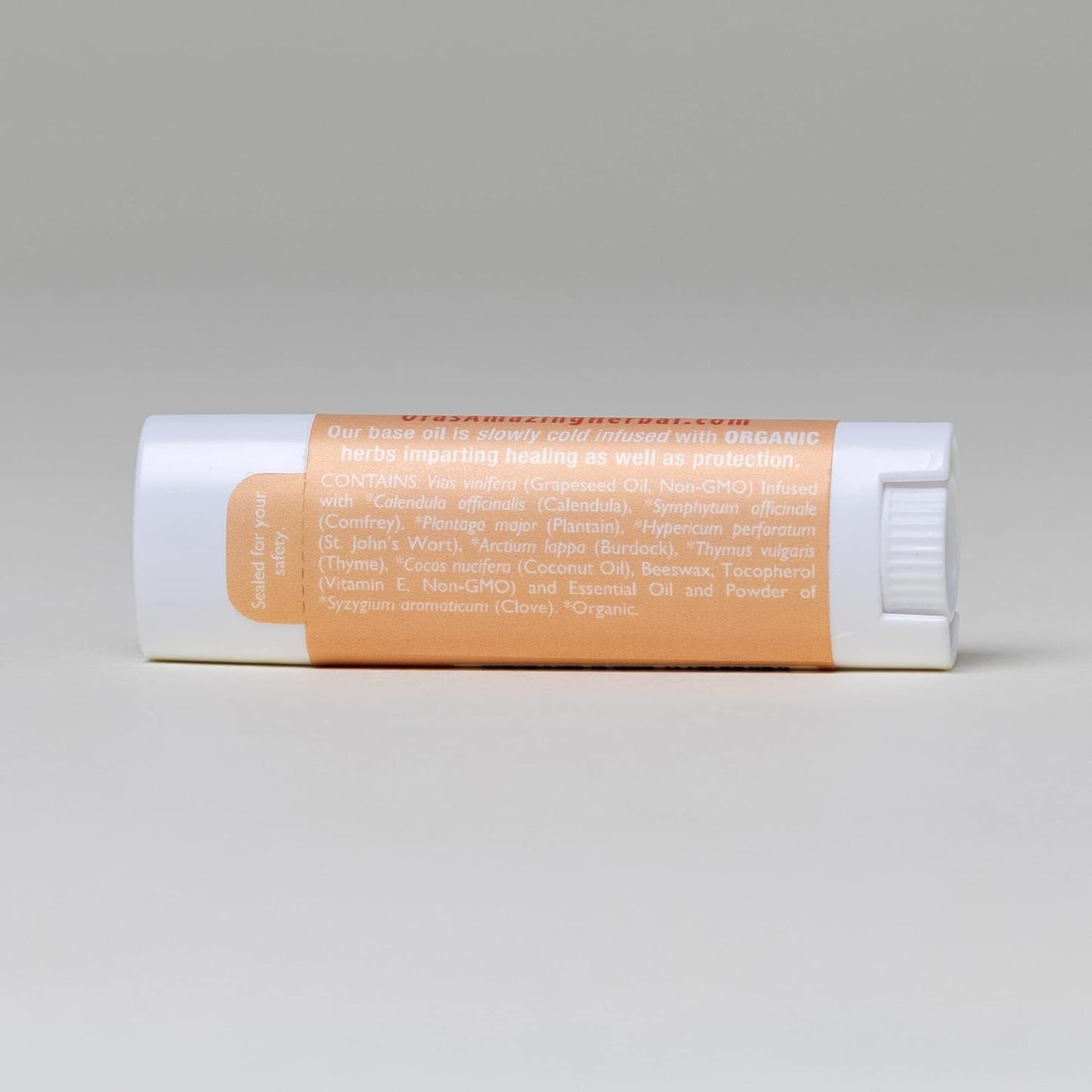 Natural Clove Lip Balm, Herbal Infused Plant Based Lip Balm With Clove Essential Oil, Calendula & More Organic Herbs, 2 pack, Ora's Amazing Herbal