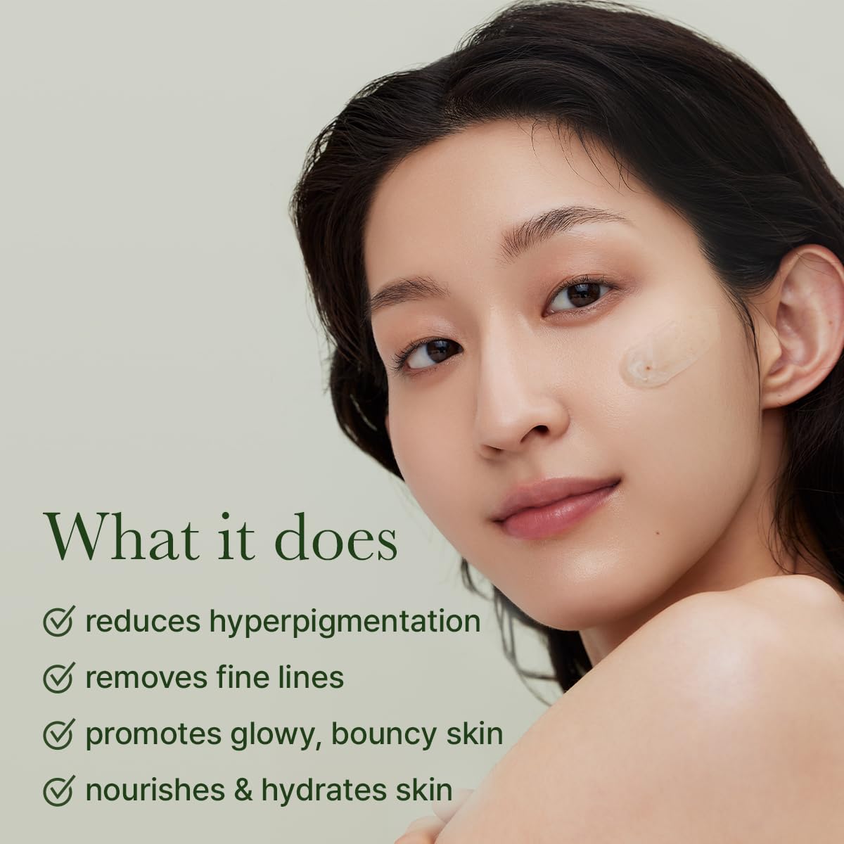 Glow Hyssop Overnight Face Mask Serum - hydrating & Anti-Aging Serum for younger looking Korean Glass Skin, 30% Vitamin A, C, E, 10% Niacinamide, Peptide