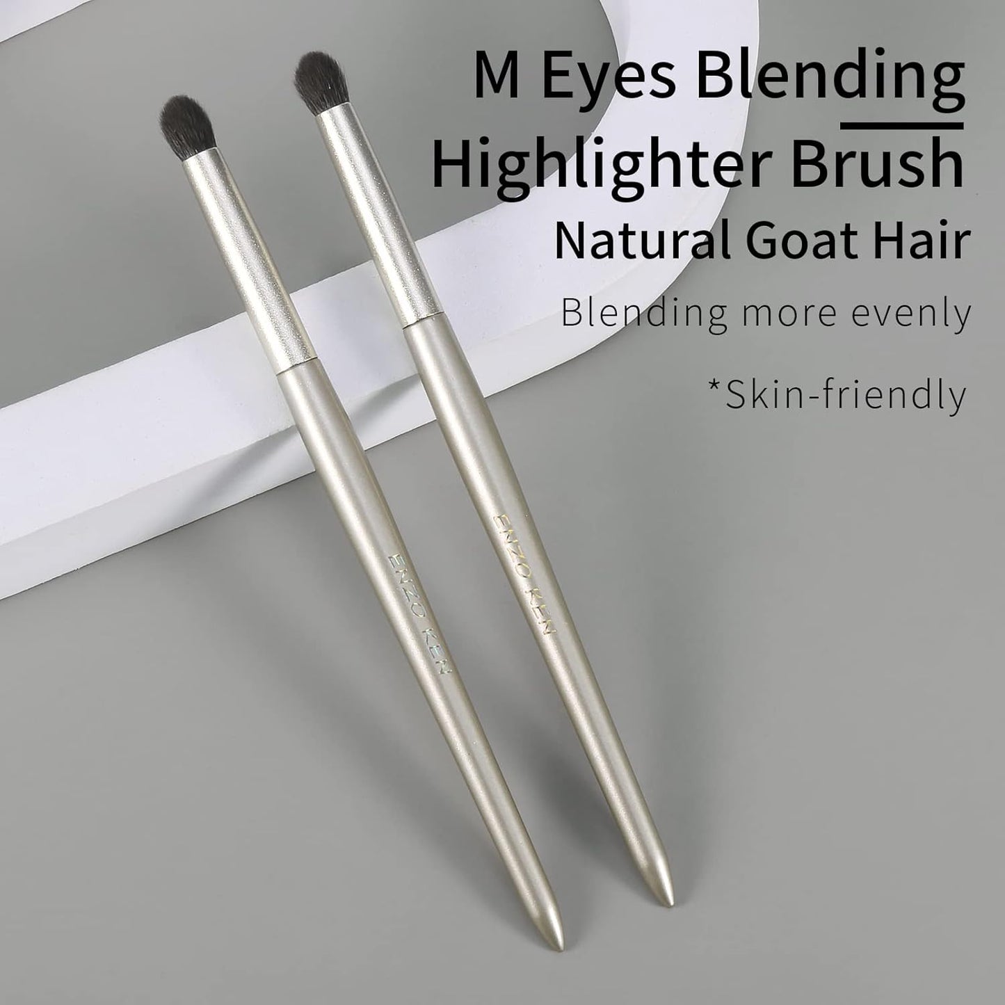Natural Goat Hair Eye Shadow Brush, Small Blending Eyeshadow Brush, Eye Shadow Blending Brushes, Eye Blending Brush, Small Nose Contour Brush, Eyeshadow Blending Brushes, Single Makeup Brush.