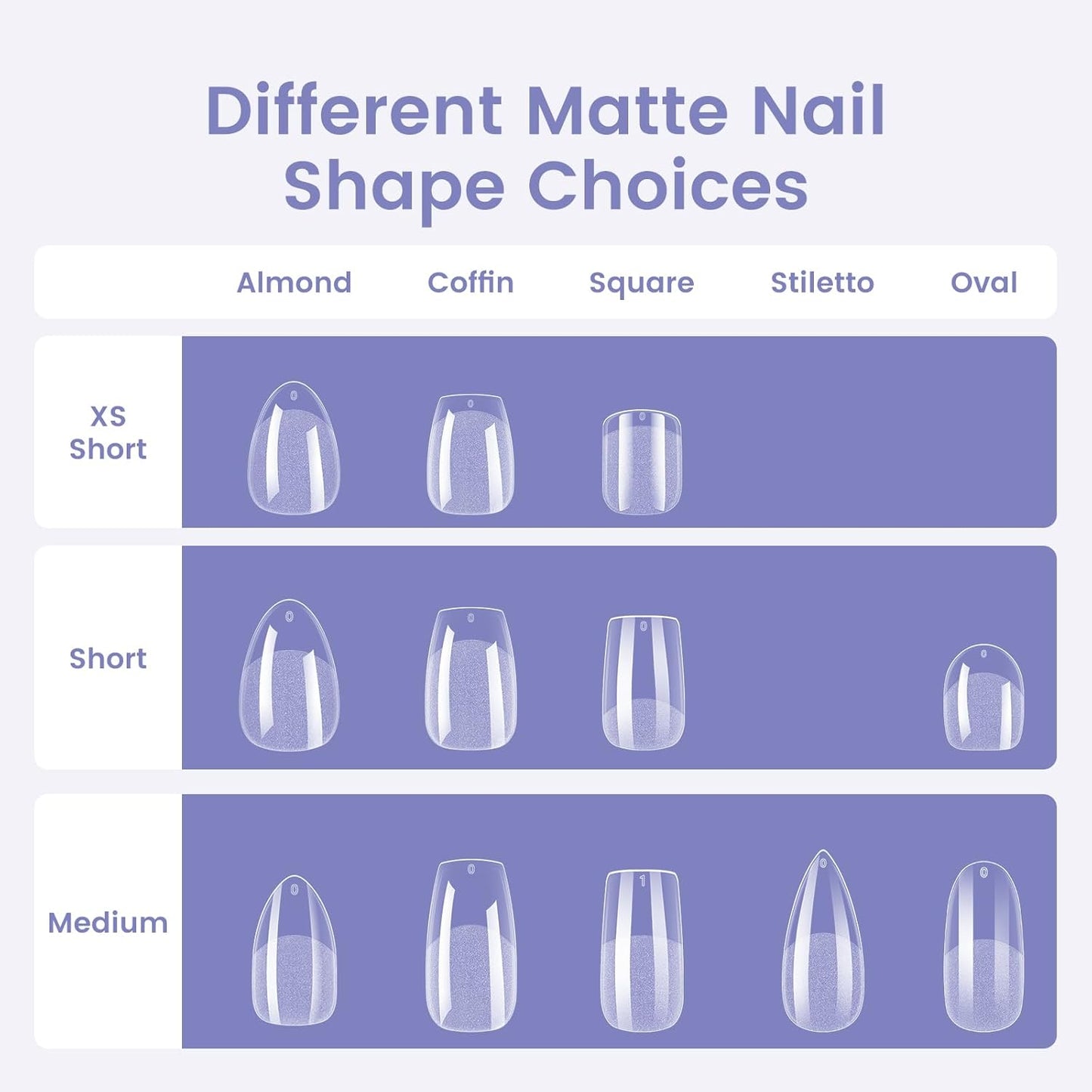 Extra Short Almond Nail Tips: 240Pcs Small Almond Shape Soft Gel Fake Nail Tips for Nail Extension, 12 Sizes Full Cover Clear Press on Nails for Girls for Home DIY Salon