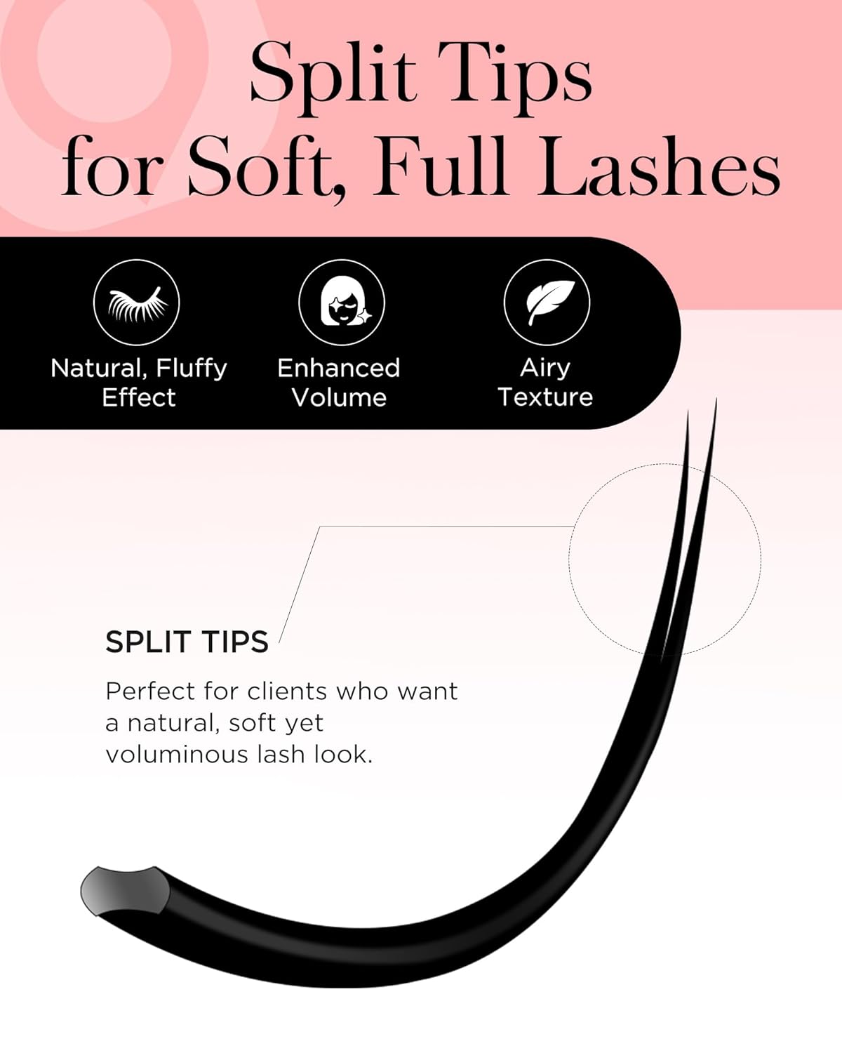 BEYELIAN Flat Eyelash Extension, Ellipse Lash Extensions 0.20 D Curl 11mm 16 Rows Matte Black Eyelash Extension Supplies Classic Lash Extensions Individual Eyelashes Salon Use