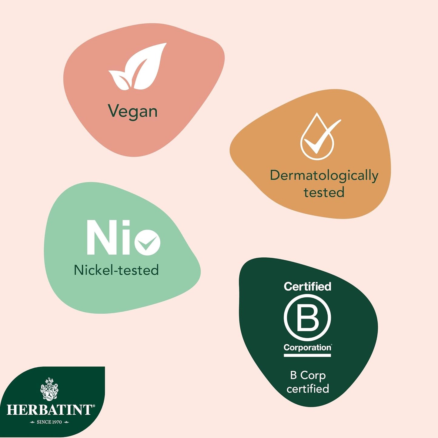 Herbatint Temporary Hair Touch-Up - Instantly Mask Grey Roots Between Coloring with Easy To Apply Precision Brush Kit - Natural-Looking Concealer For Dark Chestnut Hair - Vegan - .33 oz