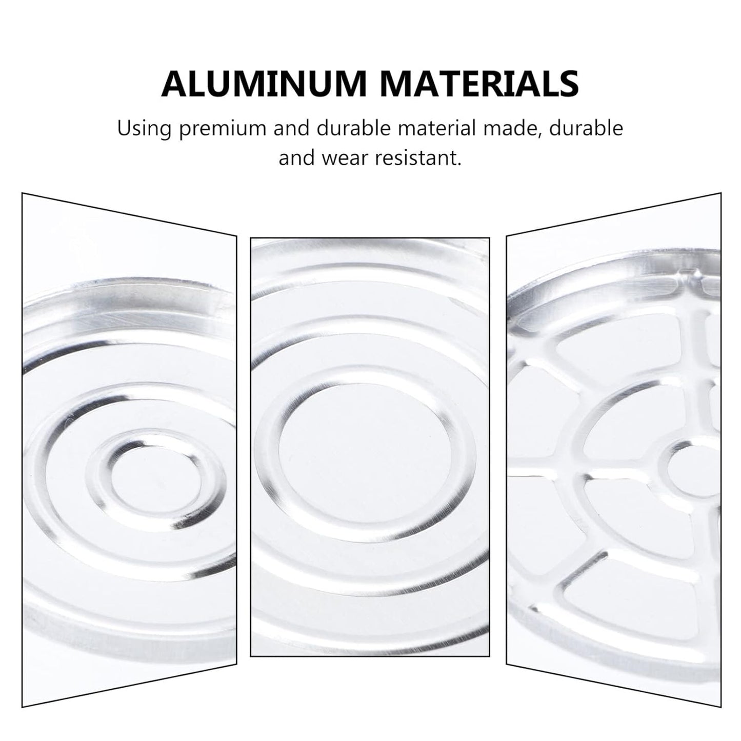 Lurrose 22pcs Empty Metal Pans Tin Palette Eyeshadow Pans Watercolor Palette Refillable Container Eyeshadow Blush Lipstick Organizer for Cosmetic Palettes