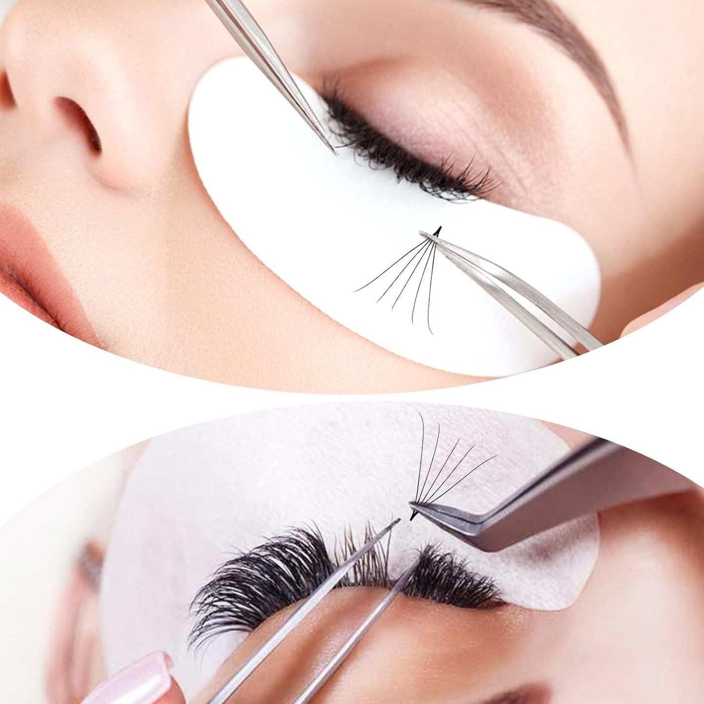 Pre-made Fans for Eyelash Extension 500+6D D Curl Handmade Loose Volume Lashes9-16mm