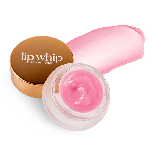 Kari Gran Lip Whip | Moisturizing Lip Balm with Organic Oils | Glossy Sheen + Peppermint | Rich Buttery Texture, Hydrates & Protects | Non-GMO, Organic Ingredients, Made in USA (Tinted Peppermint)