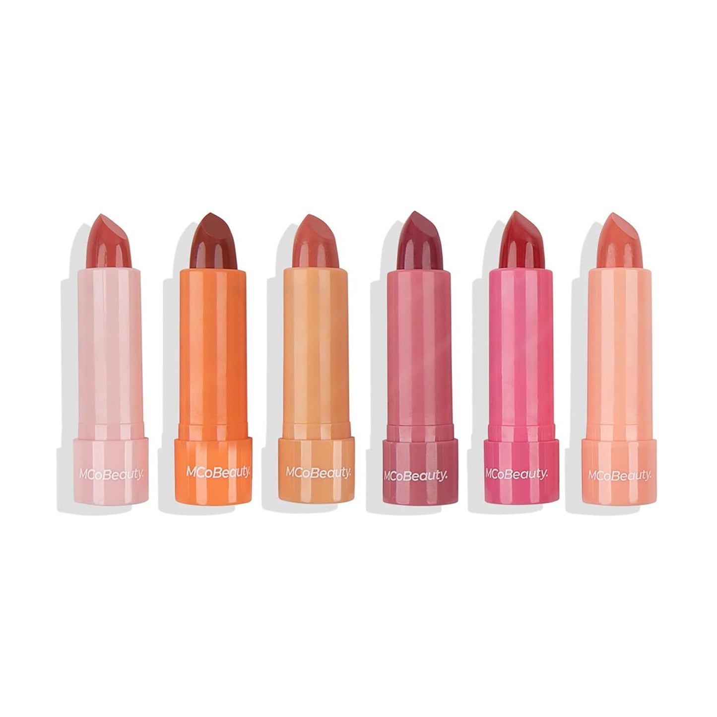 MCoBeauty Big Beauty Love Tinted Lip Balms Pack - Delicious Collection Of Scented Lip Balms - Provides Long-Lasting Moisture And A Soft Scent - Enriched With Natural Oils And Waxes - 6 Pc