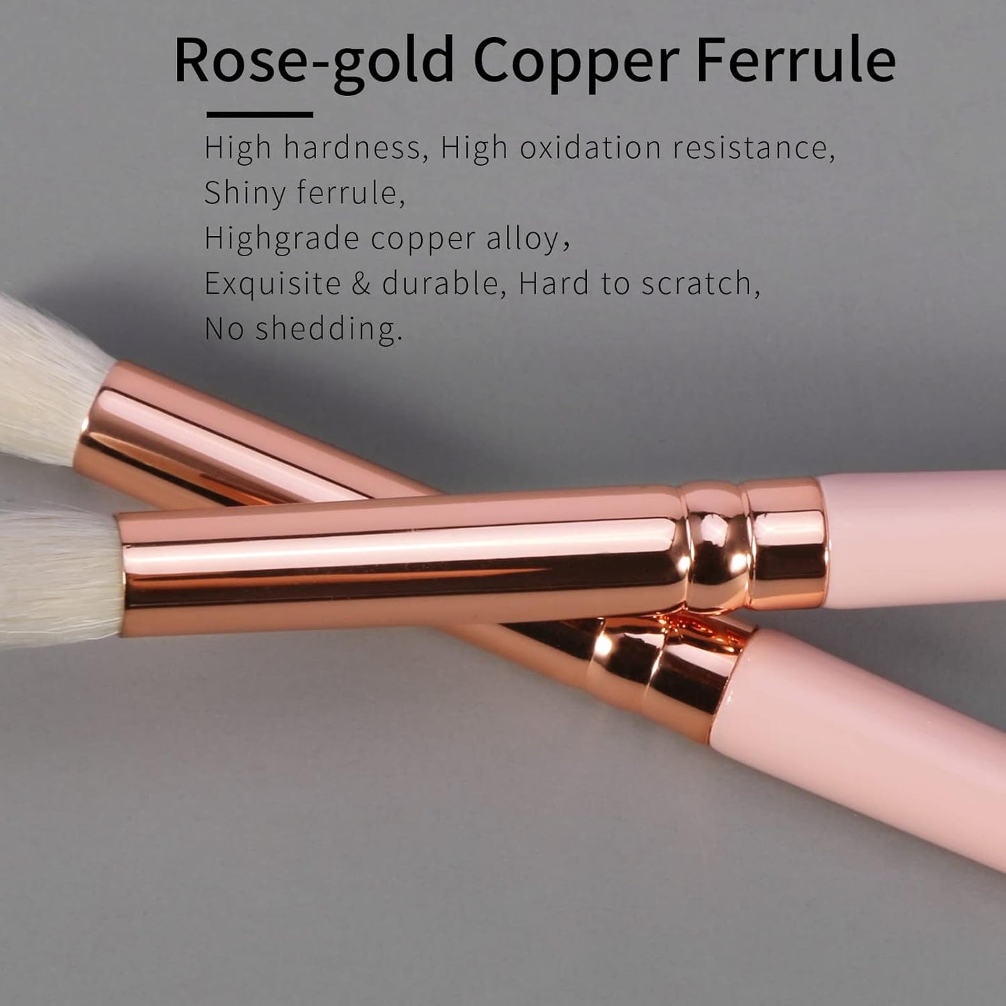 Natural Goat Hair Eyeshadow Brush, ENZO KEN Small Blending Eye Shadow Brush, Eye Shadow Blending Brush, Eye Blending Brush, Nose Contour Brush, Single Natural Hair Makeup Brush, Eye Brush. Pink, E404M