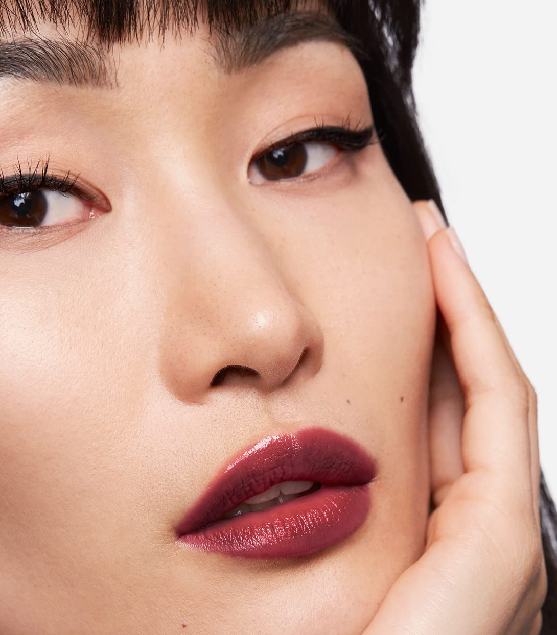 MAKE Beauty Serum Balm Intense, Hydrating Lip Gloss. Pigmented Vegan Moisturizing Lip Oil with Plumping Effect. Lip Emollient Treatment for Soft, Smooth, Shiny Lips - Shade, Berry Moon