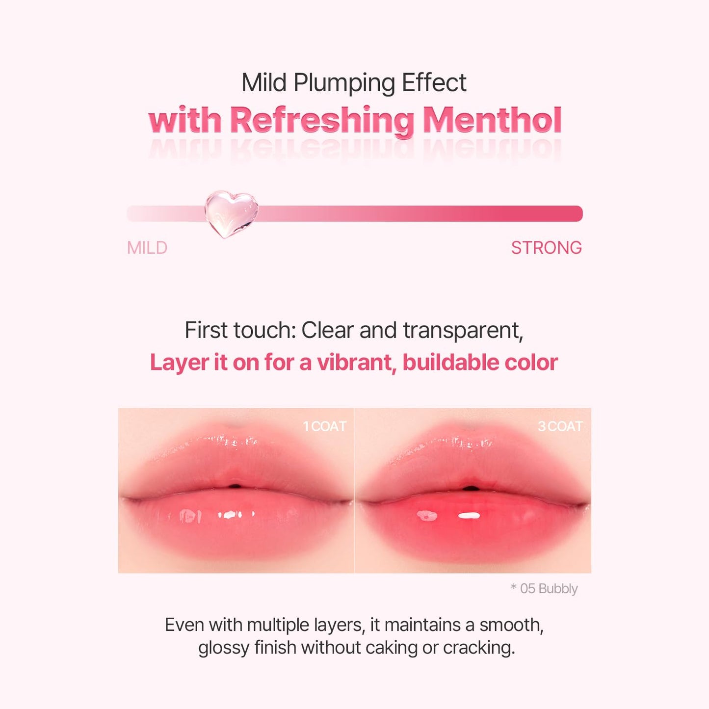 2aN Glaze Bouncing Tint – Lightweight, Moisturizing Lip Tint with High-Shine Finish, Smooth, Light Plumping, Comfortable Wear, Korean Makeup (Chewy, 0.16 oz)