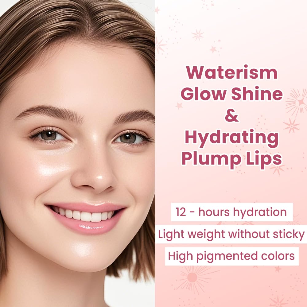 CATKIN Glossy Lip Balm Ultra Hydating Glow Lip Tinted Jelly Plump Melting Balm Shea Butter Repair Soothing For Dry Lips Dewy Finished 0.12 oz C04 PEONY