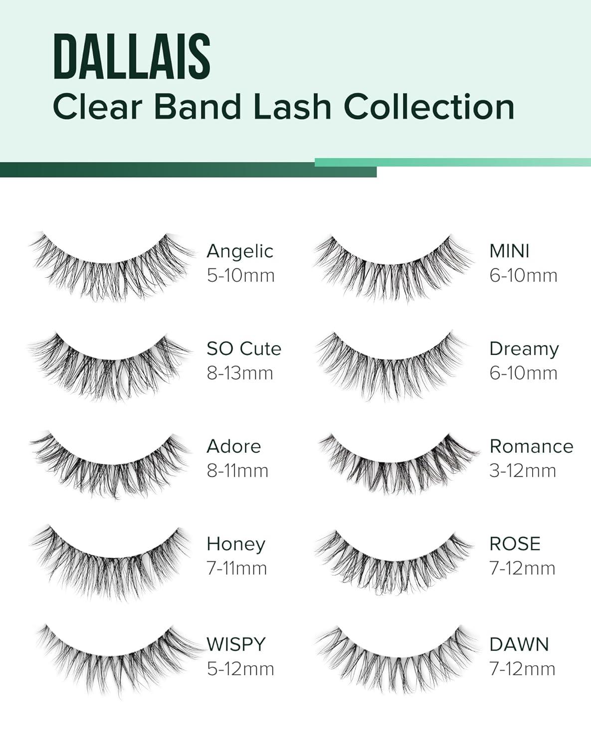 Lashes Wispy False Eyelashes Natural Mink Lashes Small Strip Lashes Wispies Eyelashes Short Eyelashes Natural Look Eye Lashes Pack 7 Pairs