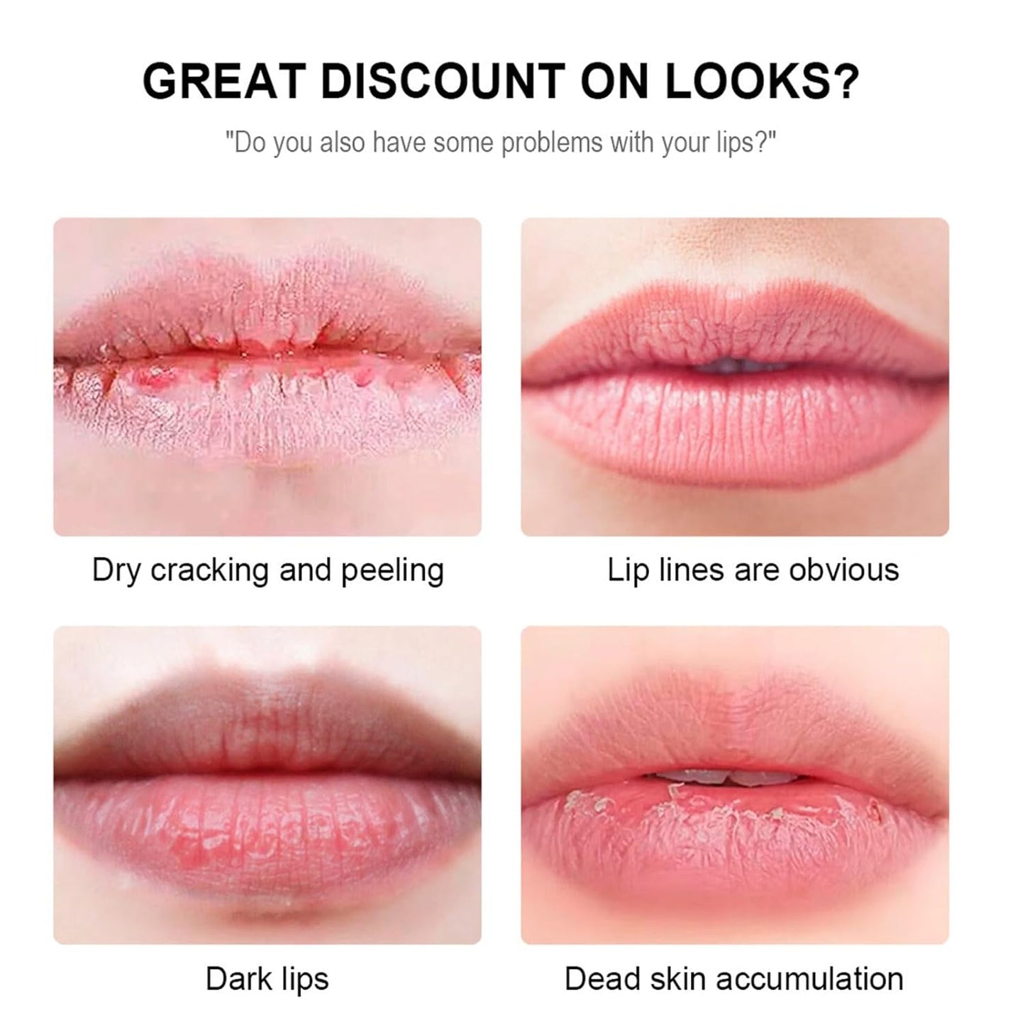 Lip Glowy Balm,4 Pack Fruit Glowy Lip Balm,Vitamin E Lip Glowy Balm Set Reduce Lip Lines, Enhance Lip Color,Moisturizing & Plump Quickly Replenishing Moisture and Relieving Dry Lips