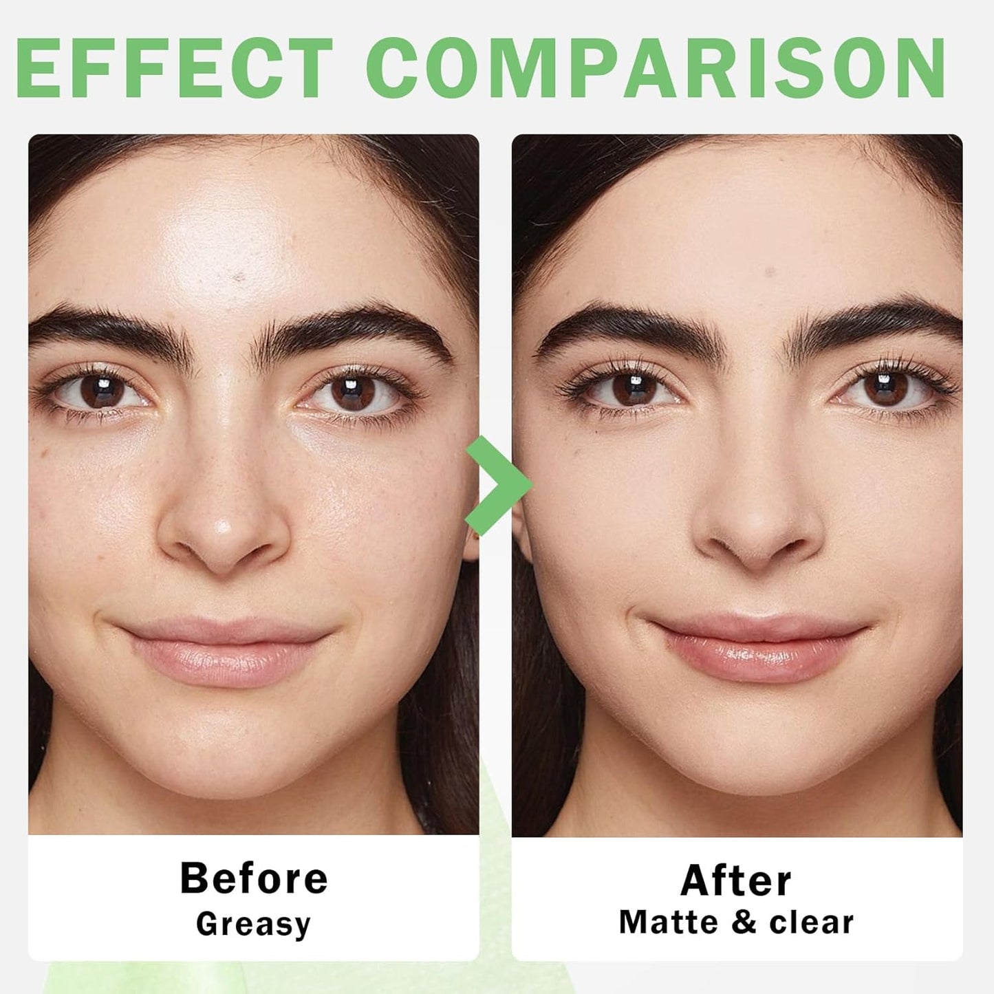 Oil Blotting Sheets for Face Blotting Paper for Oily Skin,Oil Control Film,Face Oil Absorbing Sheets with Makeup Puff and Portable Mirror Case (200 Sheets)