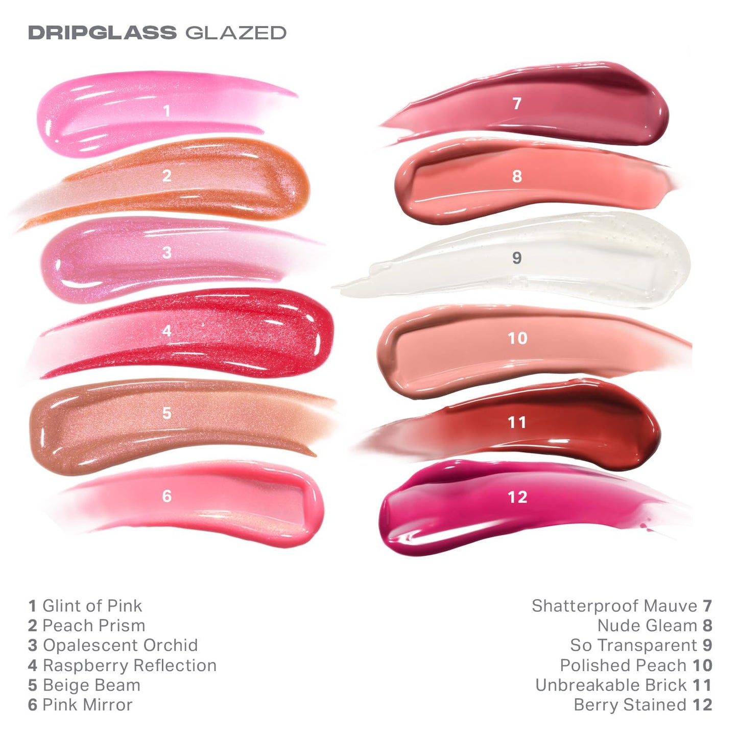 Morphe Dripglass High Shine Lip Gloss - Glazed, Semi-Sheer & Nourishing Lip Makeup - Buildable Formula Infused with Plant-Derived Squalane & Vitamin E - Beige Beam (0.13 oz)