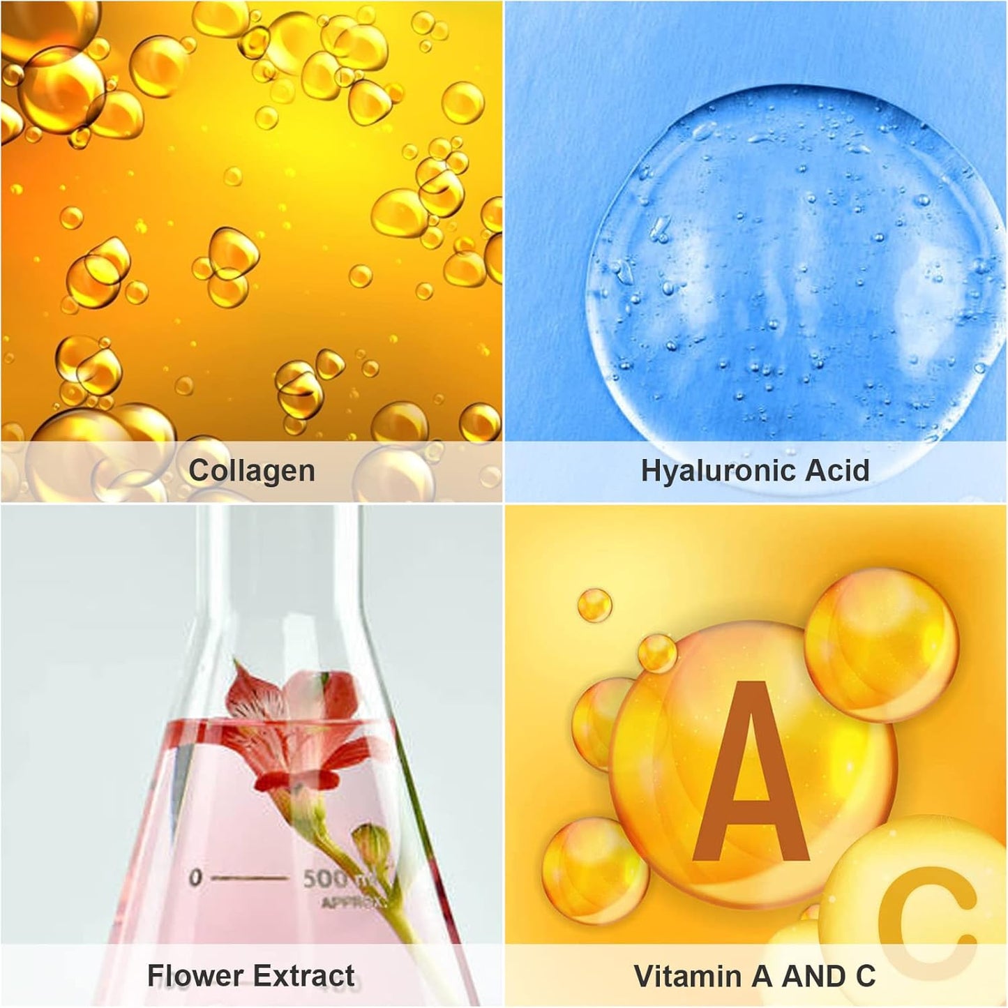 24K Collagen Under Eye Mask, 30 Pairs Crystal Gold Under Eye Patches For Puffy Eyes and Dark Circles – Look Less Tired and Reduce Wrinkles and Fine Lines (Gold)