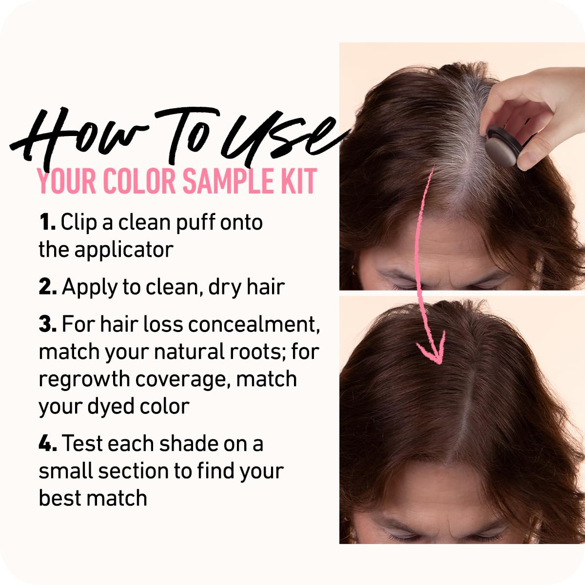 BOLDIFY Hairline Powder Color Sample Kit - Root Touch Up Hair Color for Gray Coverage - Bald Spot Concealing Hair Powder for Women & Men - 48-Hour Stain-Proof - Reds