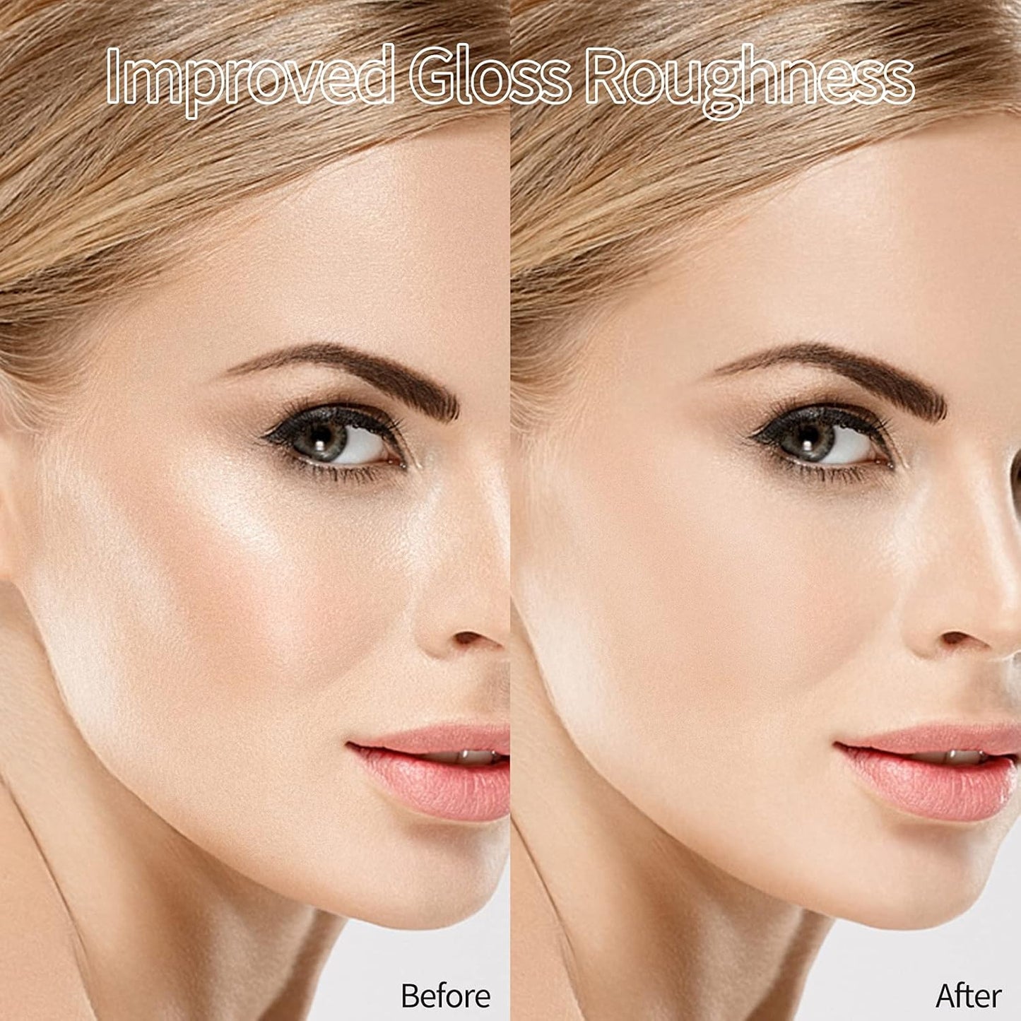 AQUAPURITY - PHOERA Sheer Matte Fixing Powder Makeup Base Fixer Setting Powder Foundation Fixing Compact Pressed Powder Long Lasting Make Up Fixer Skin Vitamin E Beauty Blender (204 Buff Beige…)