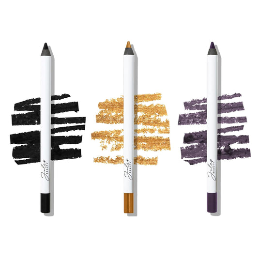 Julep When Pencil Met Gel Eyeliner Trio – Blackest Black, Sunset Gold, 17 Smoky Plum – Long-Lasting, Smudge-Proof Gel Eyeliner