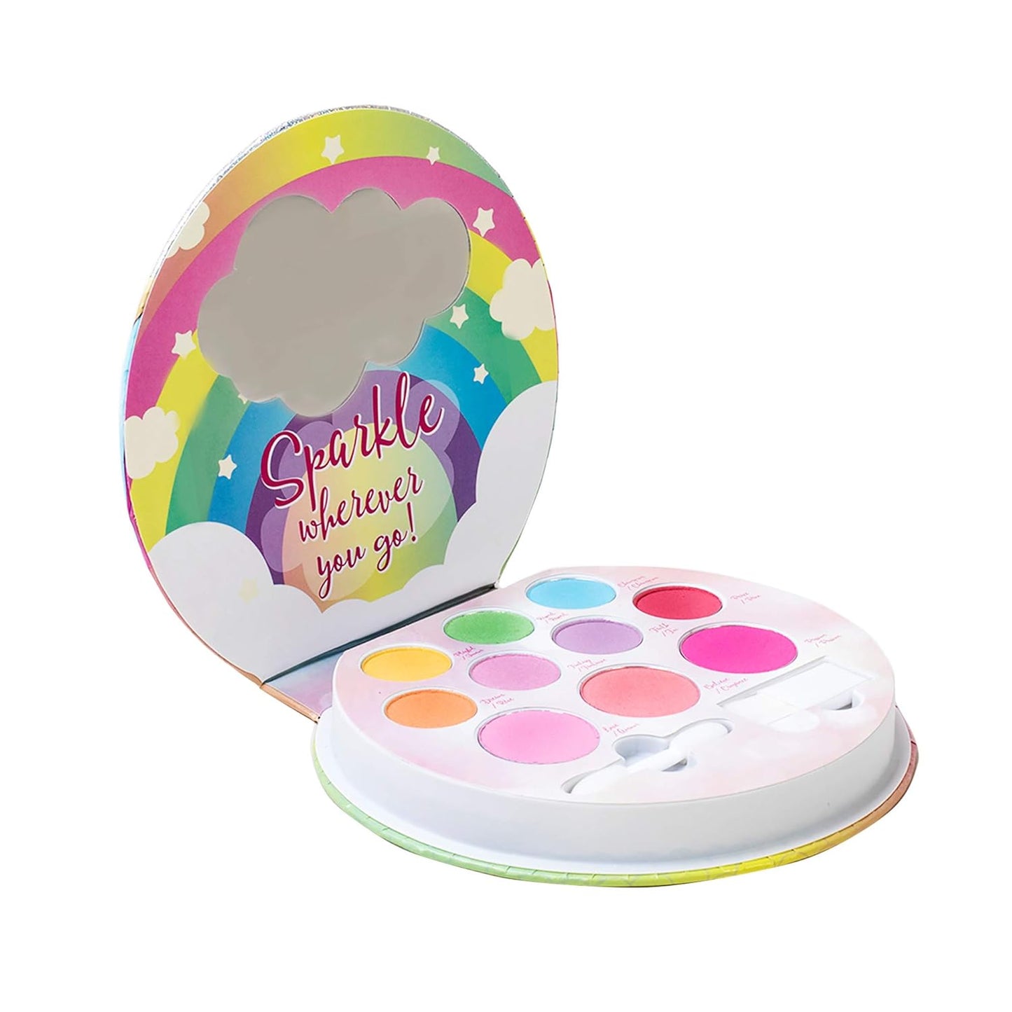Lip Smacker Unicorn Palette Sparkle & Shine Eyeshadow Makeup Gift Set for Girls Including Lippy Pals Lip Balm