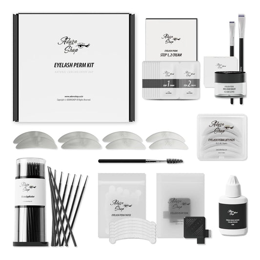 Korean Lash Lift Kit - 10 Sets No Curler Lash Perm Kit for Beginner & Salon Quality at Home - DIY Optimized for Self-Use&Professional Lifting Long-Lasting Eyelash Perm Kit for All Lash Types(Balm kit)