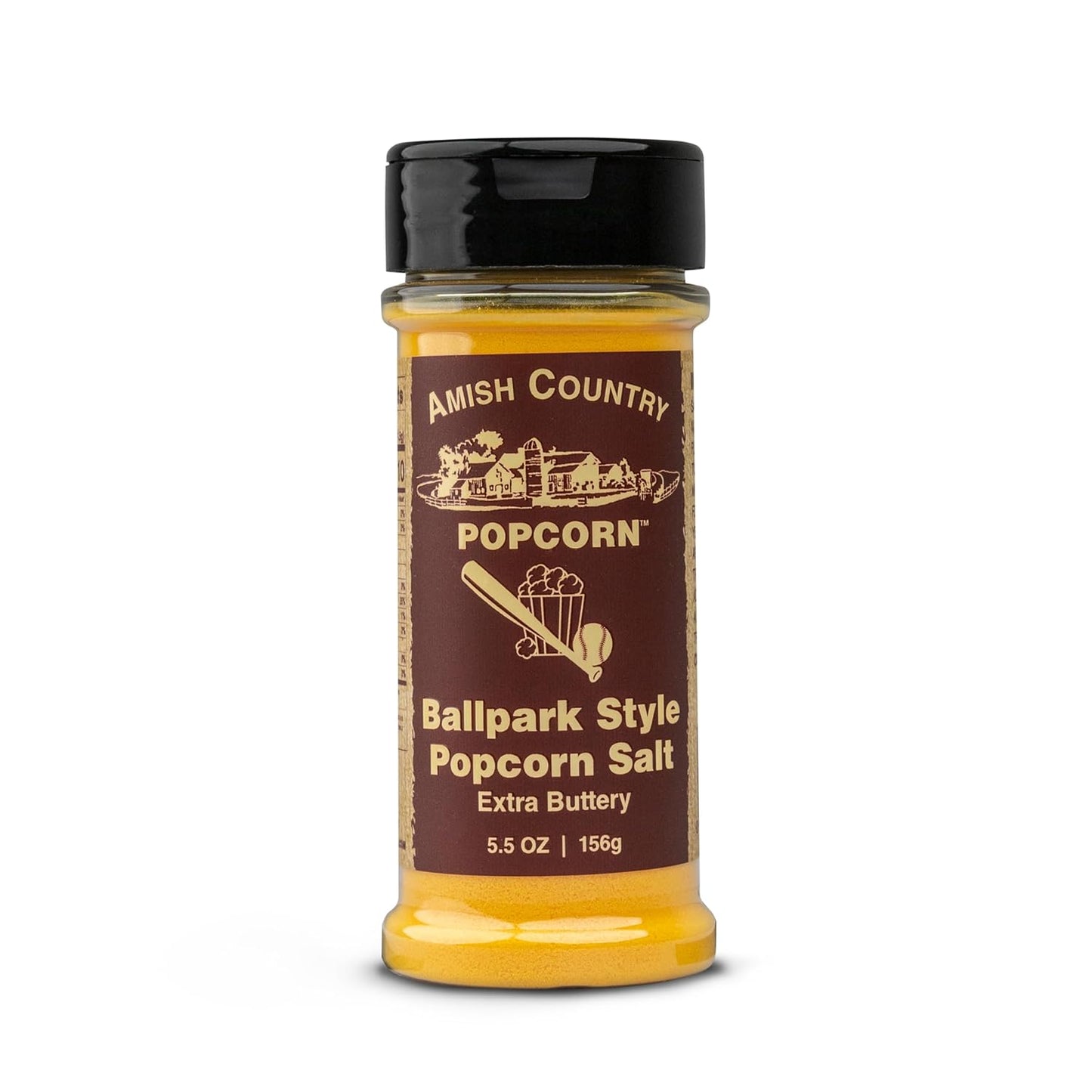 Amish Country Popcorn | 5 Pack Seasoning Bundle | Buffalo, Garlic Parmesan, Jalepeno Cheddar, Dill Pickle, BallPark Buttersalt | Old Fashioned, Non-GMO and Gluten Free