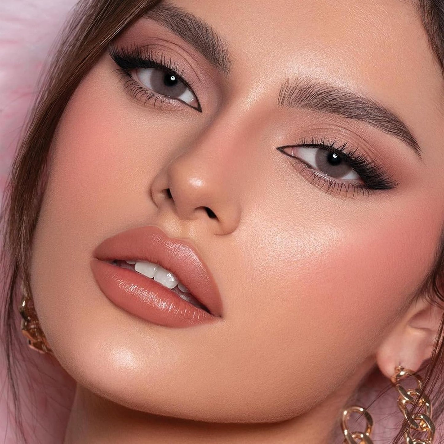 Self Adhesive Eyelashes Natural Look False Eyelashes Reusable Self Stick Lashes, No Glue Needed, 5 Pairs Long