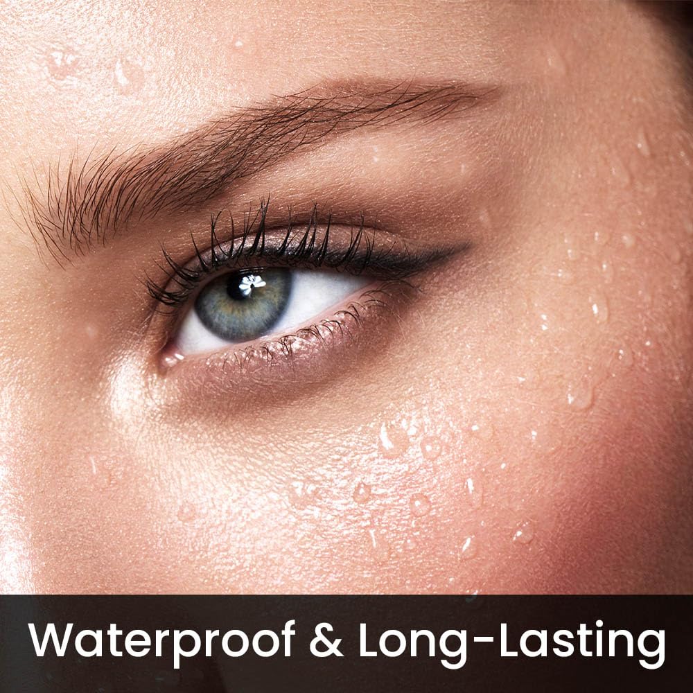 Kaely 1.5mm Skinny Gel Eyeliner Pencil,Black Cat Eye Liner Makeup Pen,Cream Smooth Eyeliner Crayon,delineador de ojos contra el agua,Waterproof Long Lasting 16 Hour Wear,Vegan & Cruelty Free,01