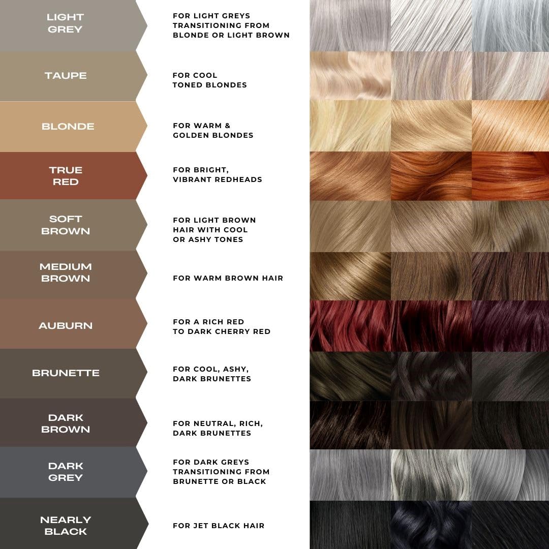 MADLUVV Brow Stamp Refill* - Color Stamp for Brows & Root Touch Up for Women & Men, Instantly Conceal Hair Loss, Grey Hair, Thinning Hair with Stain-Proof/Smudge-Proof Powder Formula (True Red)