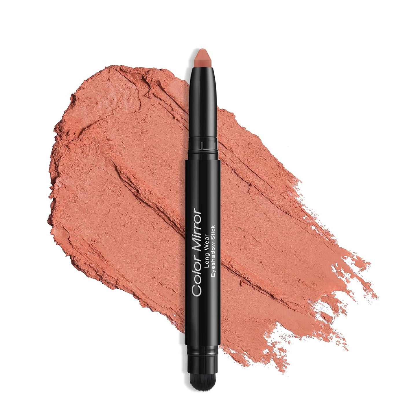 Cream Waterproof Hypoallergenic Eyeshadow Stick, long wear Metallic Glitter Matte Eye Shadow Pencil With Makeup Brush, Eye Brightener, 39 Matte Ruby Red