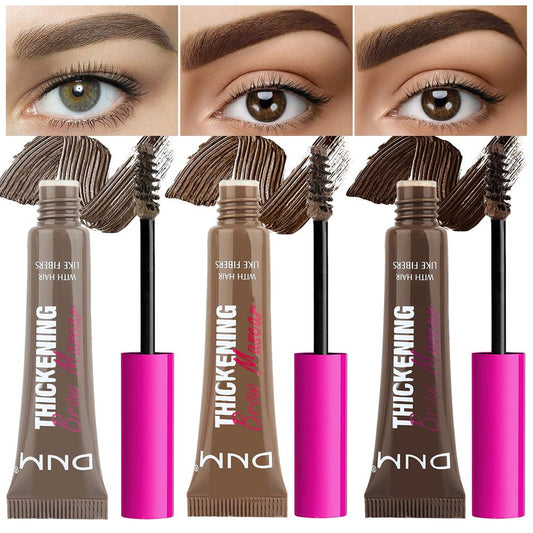 Tinted Thickening Brow Mascara,Brow Fast Sculpt,Waterproof, Transfer-proof, Brush to Fill in Eyebrows and Cover Gray Hairs - Cruelty Free (3pcs 05 Cool Ash Brown &06 Brunette &07 Espresso)