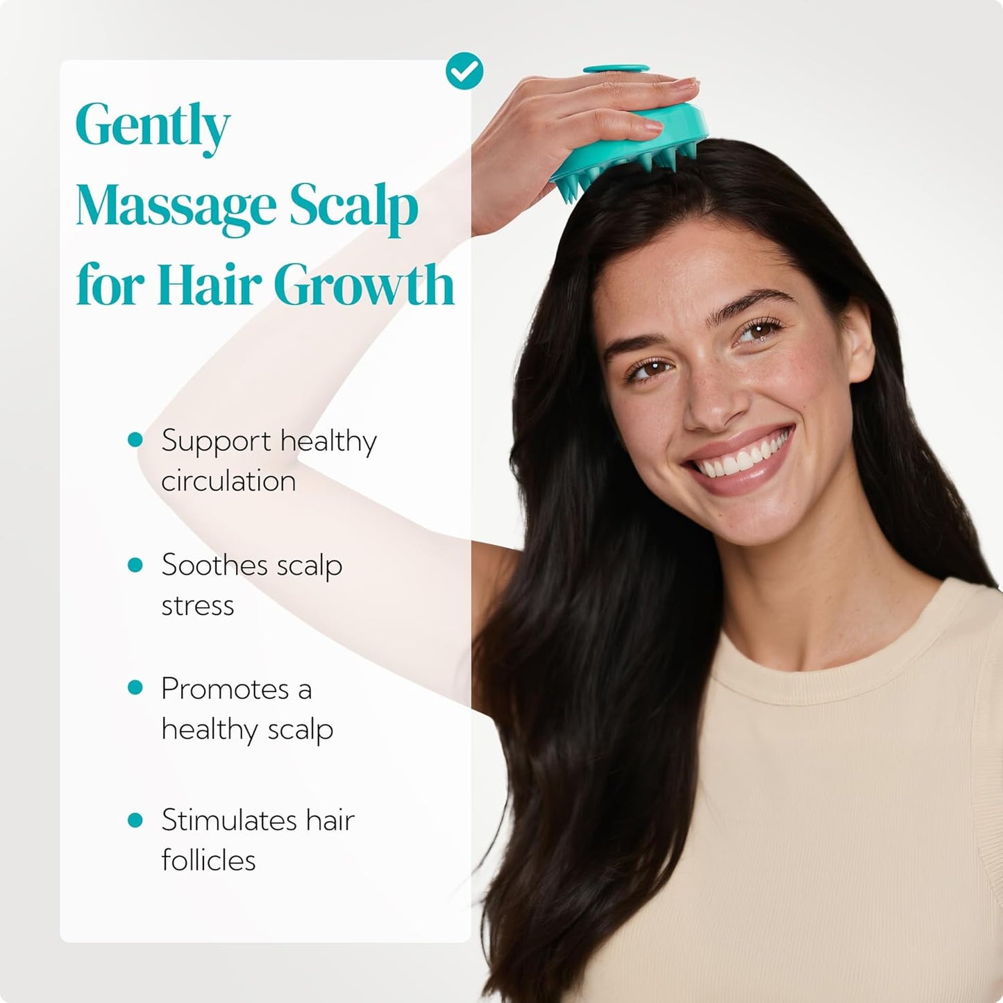 HEETA Hair Scalp Massager Shampoo Brush 2 Pack, Soft Silicone Bristles to Remove Dandruff, Waterproof Hair Scrubber for Both Wet Dry Use, Suitable for Men & Women (Green & Pink)